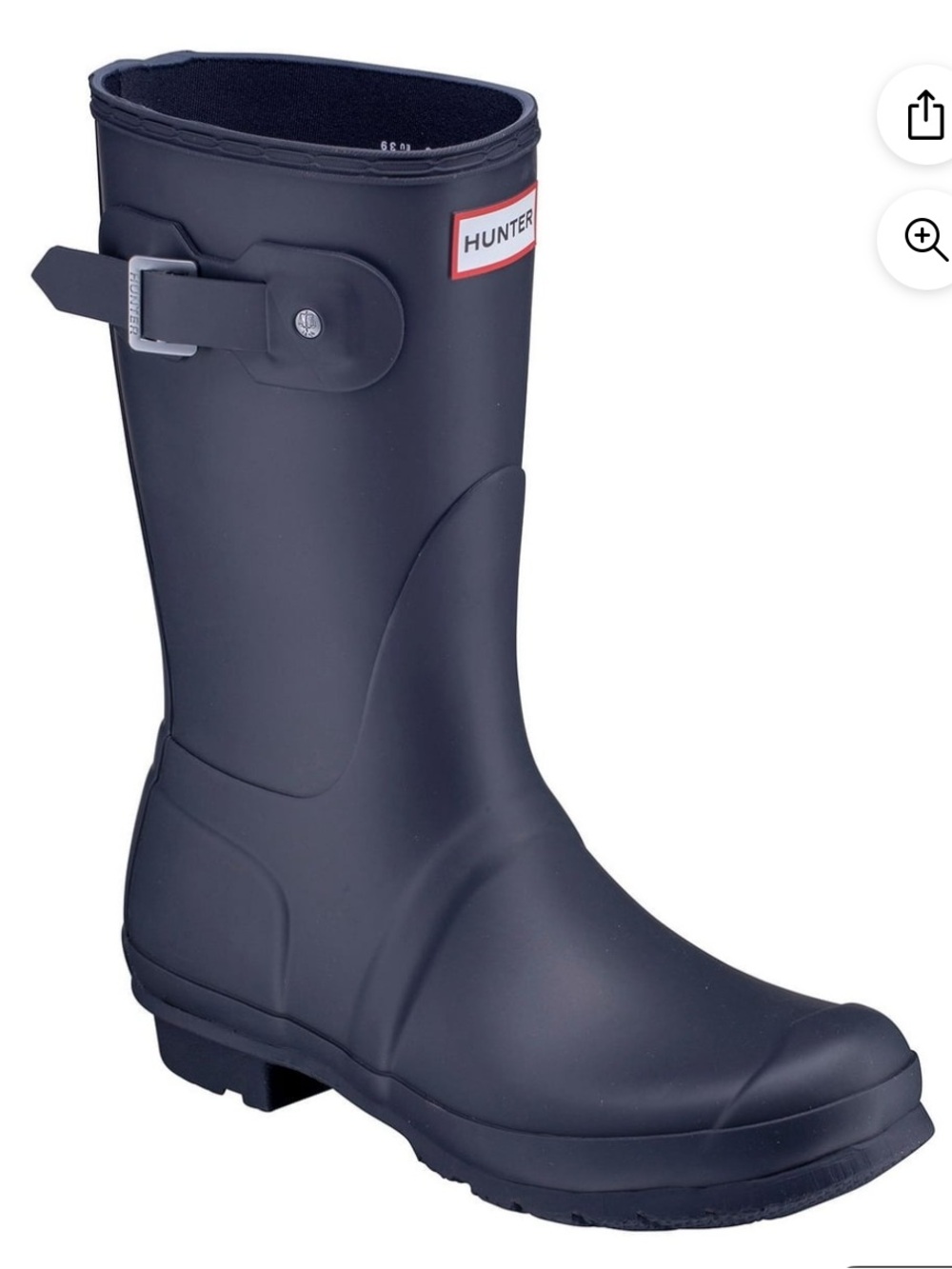 (6) Nib Hunter Ladies Original Short Back Adjustable  Rain Boots